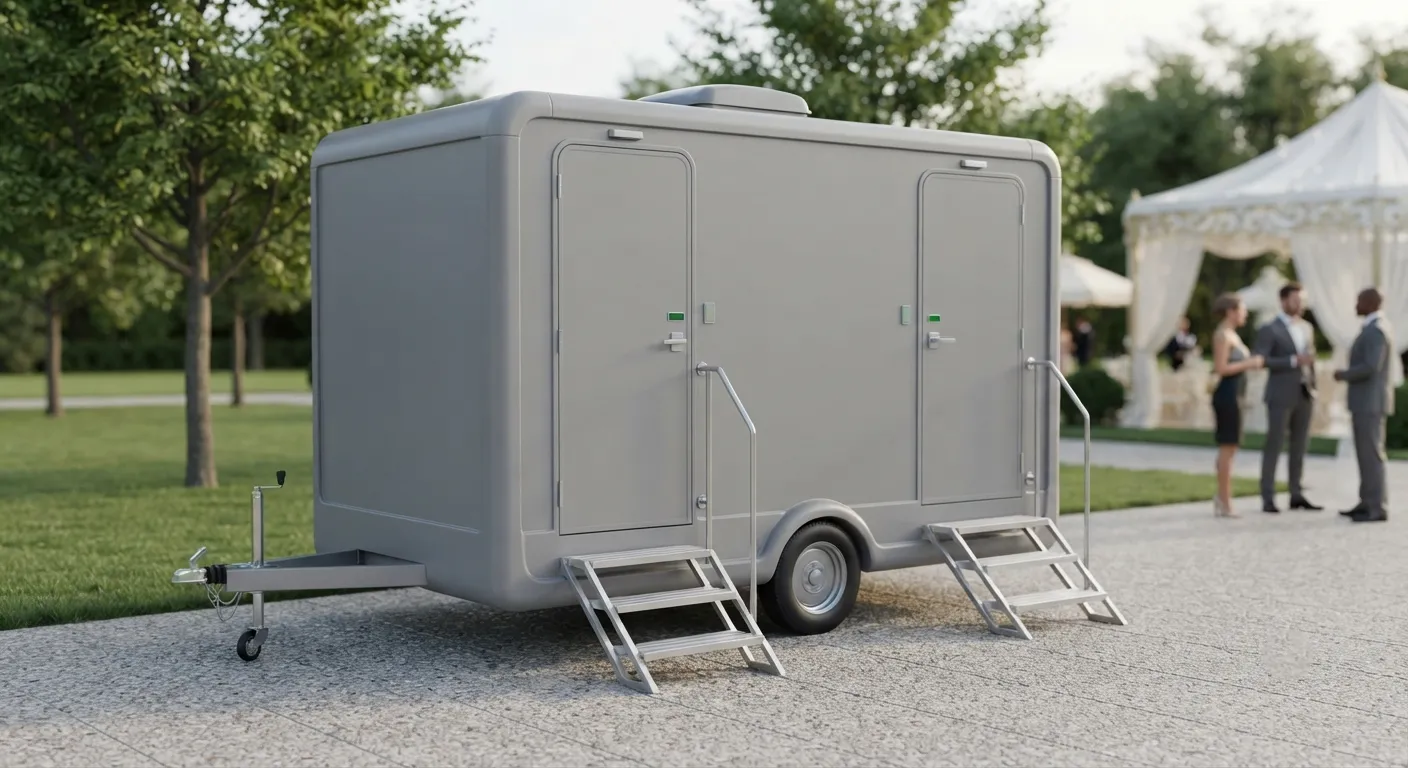 2 Stall Restroom Trailer in Evanston, IL