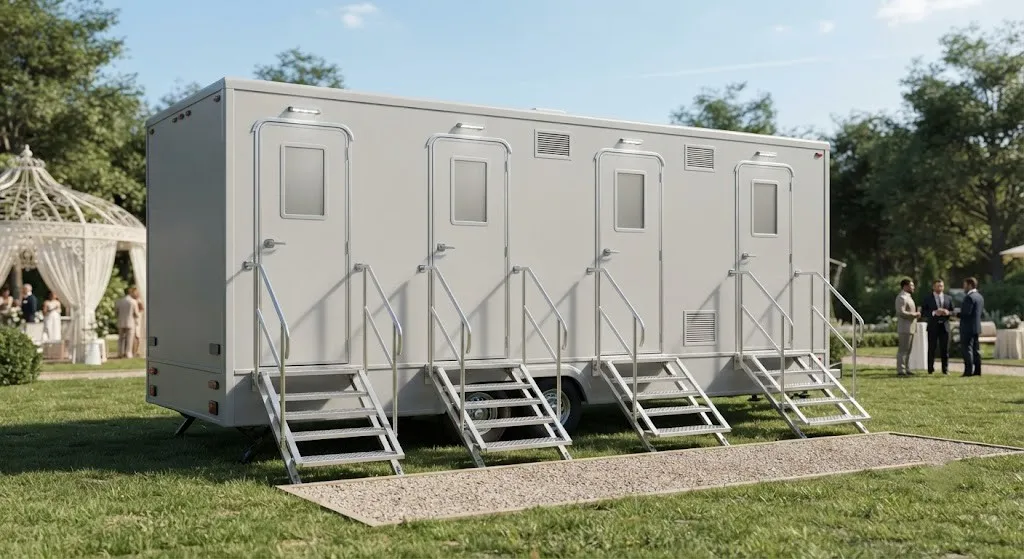 4 Stall Restroom Trailer in Evanston, IL